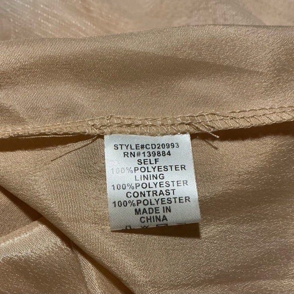 Forever 21 Gold Pleated A-line Maxi Dress - Picture 10 of 10